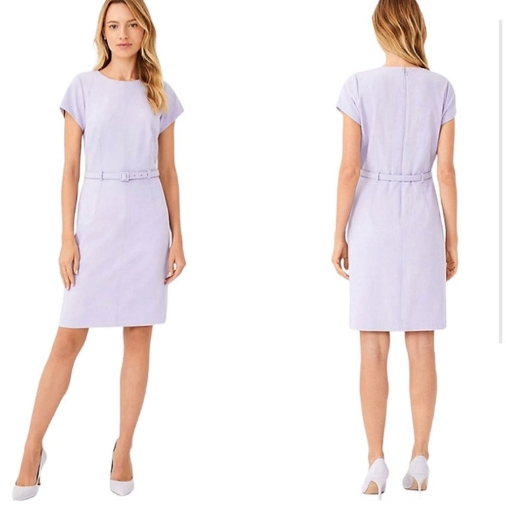 Ann Taylor Belted Sheath Dress size 18